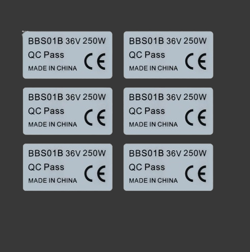 6pcs streen legal 36V 250W Stickers
